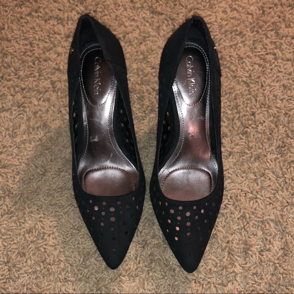 Perforated Calvin Klein Heels